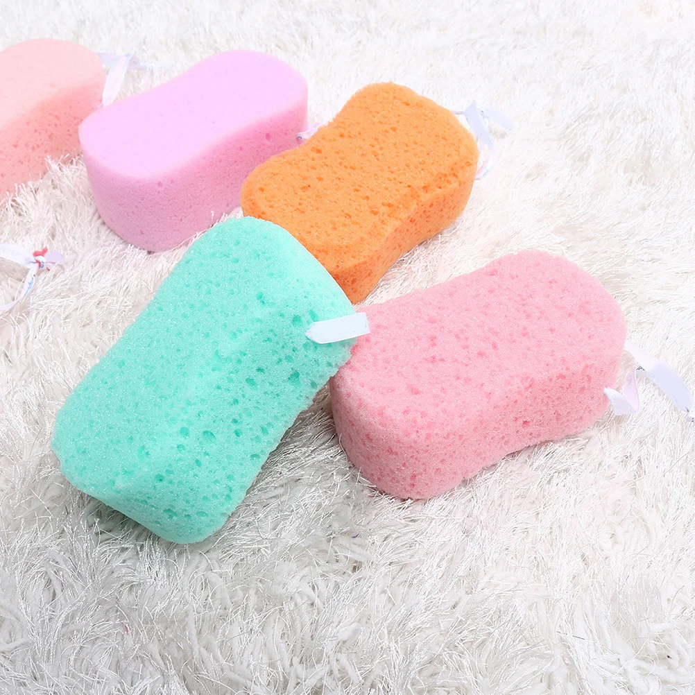 

4Pcs Exfoliating Sponge for Body Bathing Scrubber with Soft Texture Gentle on Delicate Skin Removes Dead Skin Fatigue Relief
