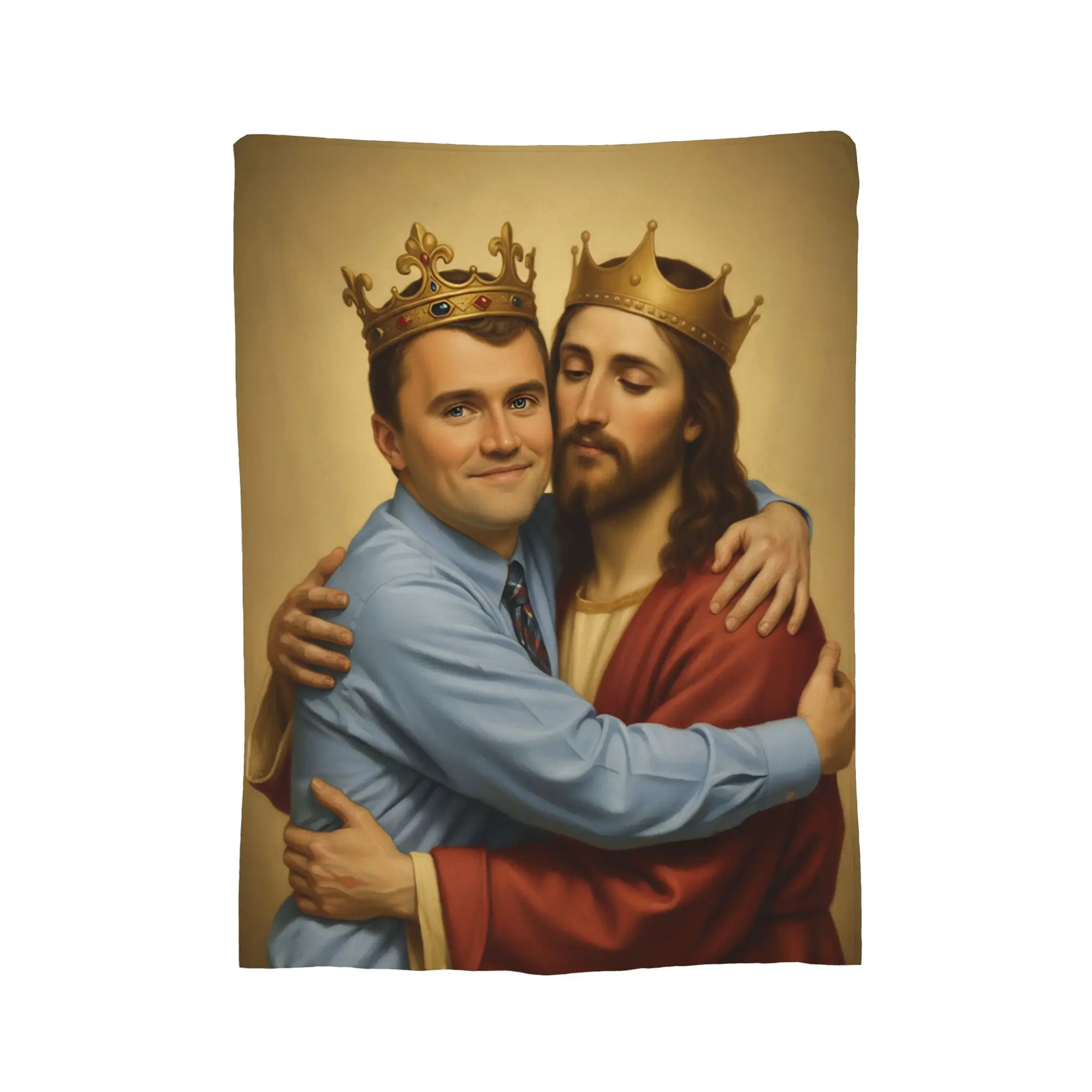 Charlie Kirk Angelic Advocate  Blanket  Wool Funny Warm Throw Blanket for Home All Season