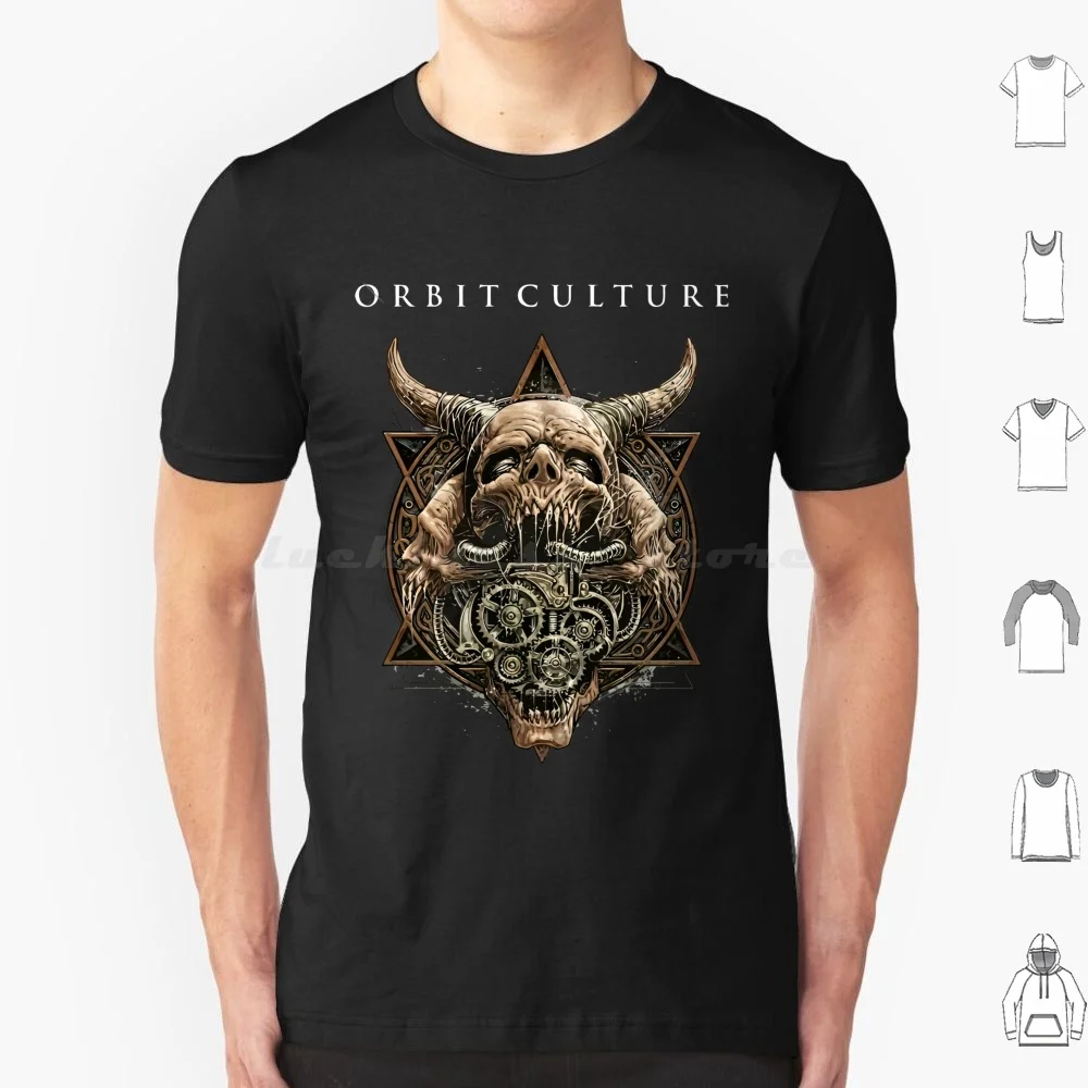 Orbit Culture Heavy Death Metal Music Band T Shirt Men Women Kids 6Xl Orbit Culture Nija Music Band Tattoo Shamans Goat Skull