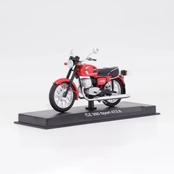 1:24 Scale Plastics CEZET-350/472 Eastern Europe MDM008 Motorcycle Model Classics Adult Collectible Souvenir Gift Static Display