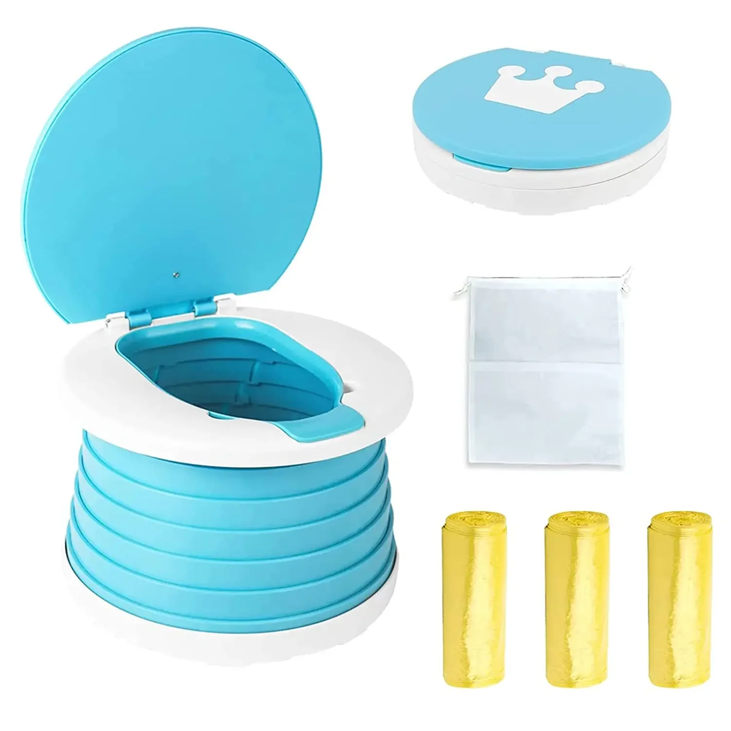 Siège de Toilette Pliable et Extensible en Plastique pour Bébé, Pot de Voyage pour Enfant, Nouveau Produit, 2023