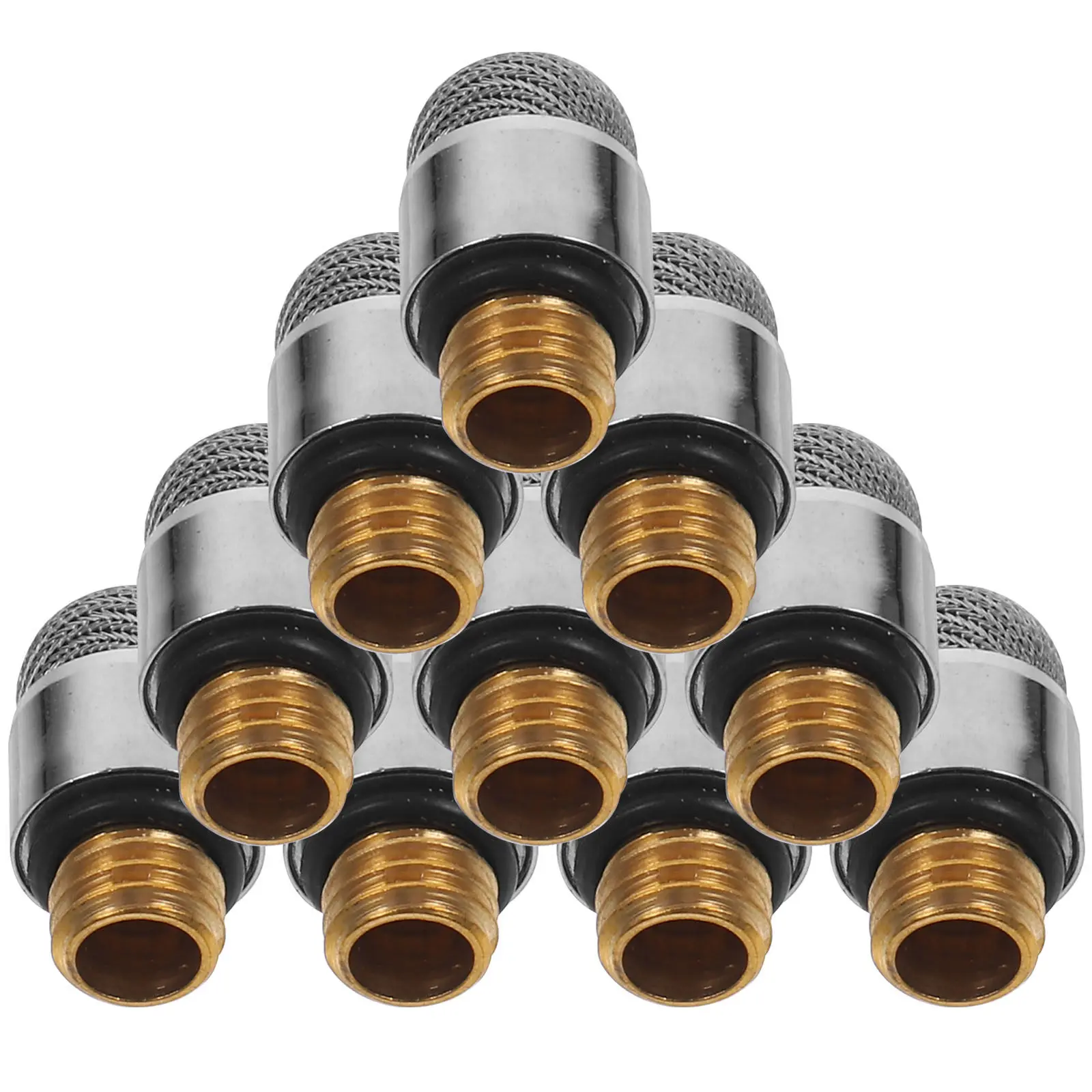 

10Pcs Capacitive Stylus Tips Replacement for Touch Screens Mesh Fiber Silver Conductive Nibs Precise Responsive Control Portable