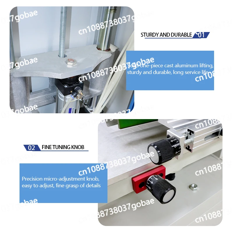 Mini 4060 Flat Screen Printing Machine With Vacuum Table Semi-Automatic Solder Paste Printer Plate Type Silk Screen Printer view 6