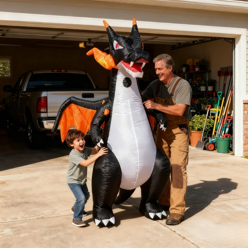 

Adult inflatable dinosaur costume inflatable dragon costume Halloween party anime cosplay set fantasy giant inflatable suit prop