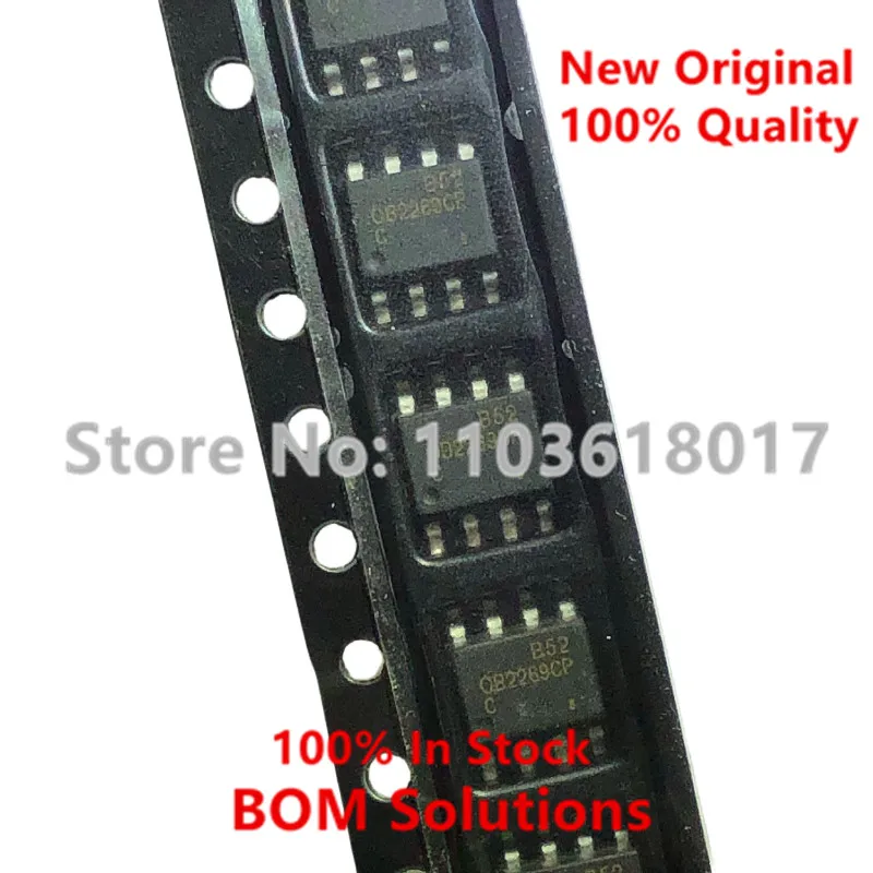 10Pcs/Lot OB2269CP OB2269 OB2269C SOP-8 SMD SOP8 New Original LCD Power Management Chip