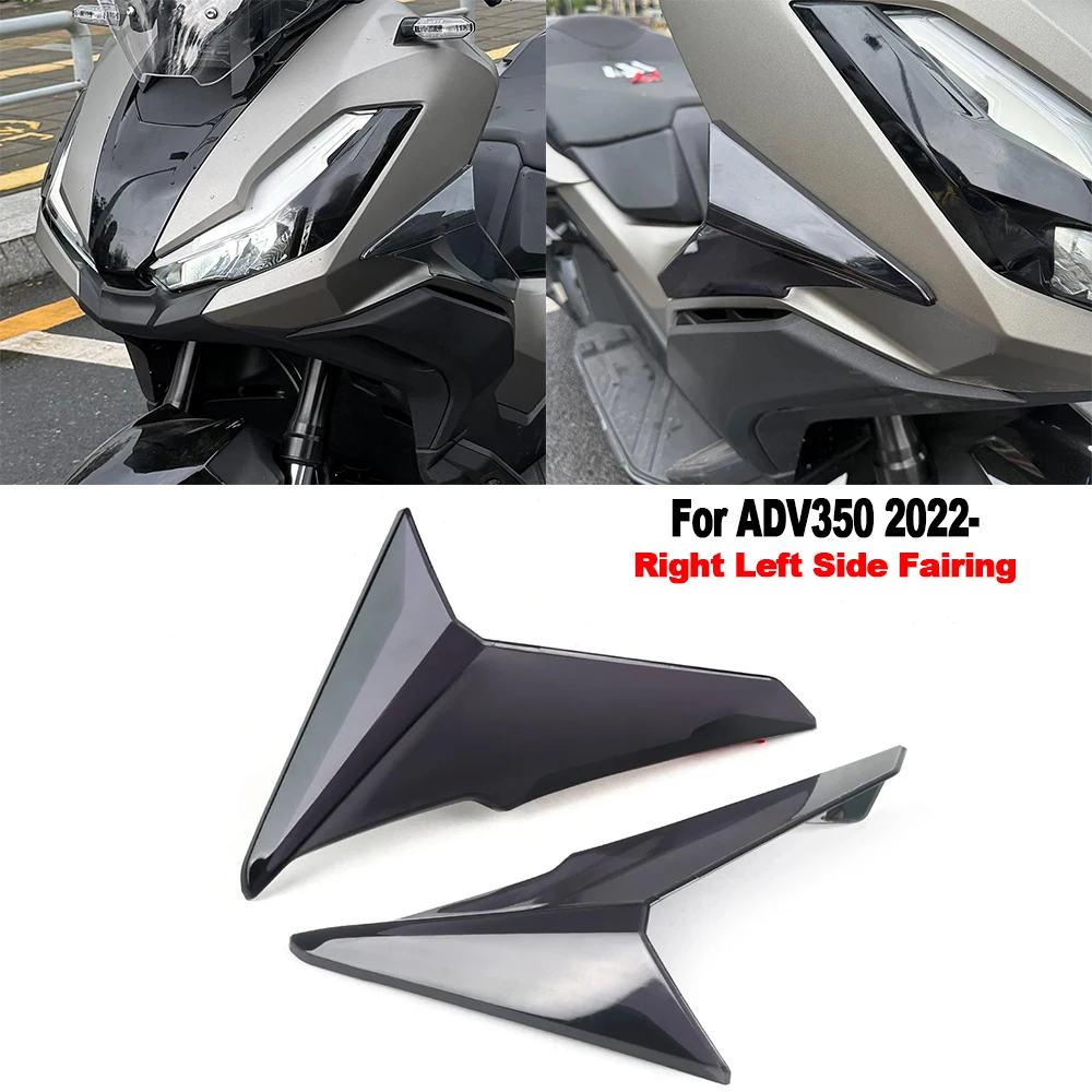 

Motorcycle left and right Side Spoilers Fairing Part Wing Deflector WindScreen Windshield For Honda ADV350 adv350 2022-2025