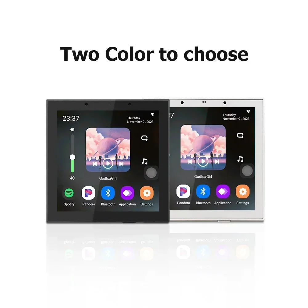 Touch Screen 4 Inch Android 11 Smart Home Audio System Alexa Voice Control WiFi Background Music Wall Amplifier Goolge Play