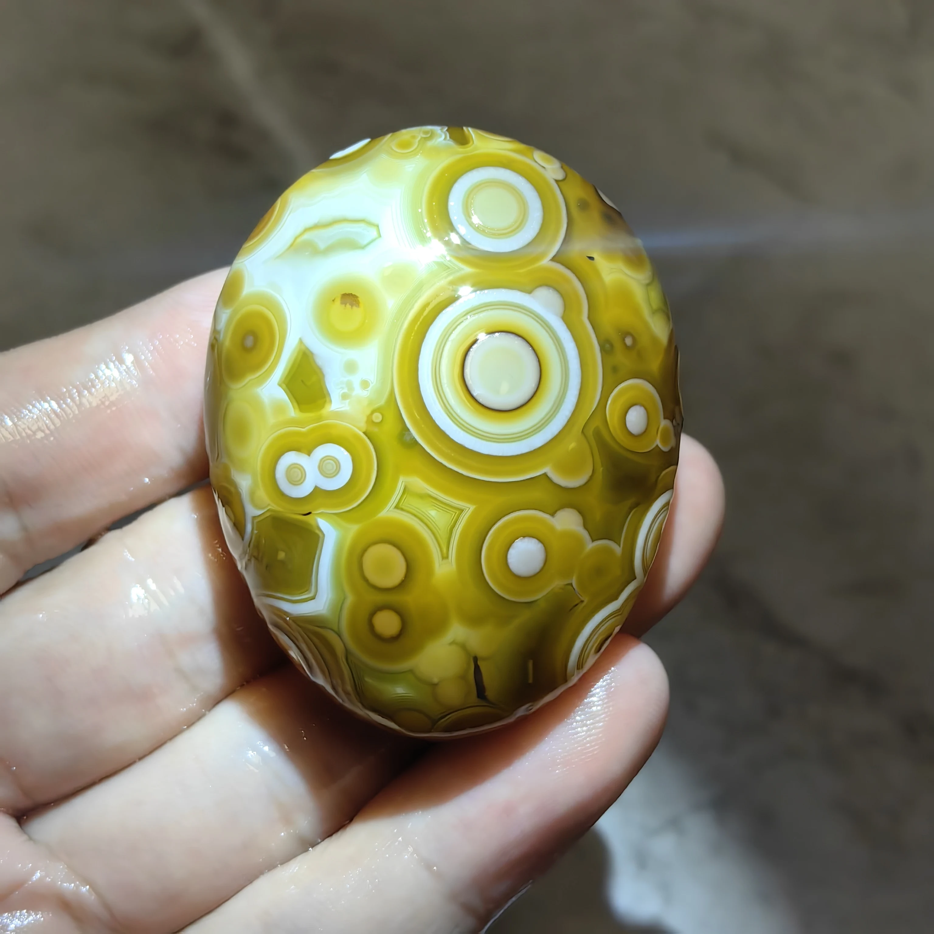 Pure Natural Gobi Sardonyx with Divine Eye Unpolished Gem for DIY Talismans, Meditation & Attracting Positive Energy