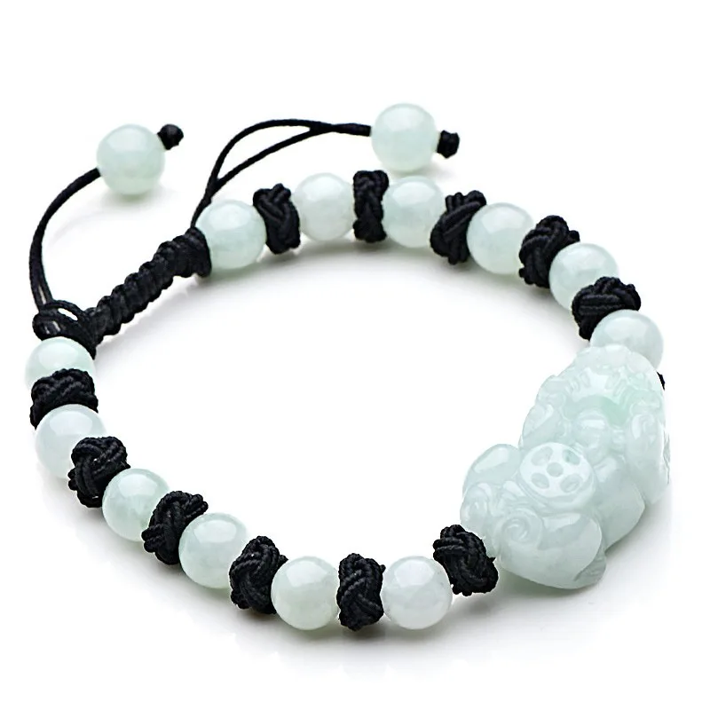 

Pixiu , Couple's , Men's and Women's Jadeite Bracelet, Jade Jewelry Accessories