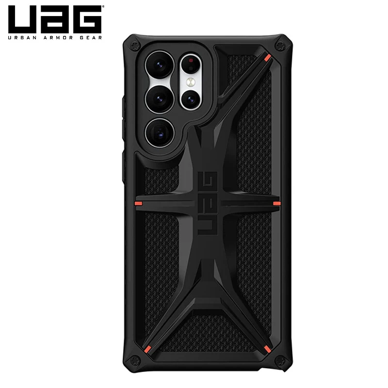 UAG Monarch Heavy Duty Shockproof Phone Case for Samsung Galaxy S22 Ultra Plus S22Ultra PC TPU Hybrid Rugged Original Logo Cover