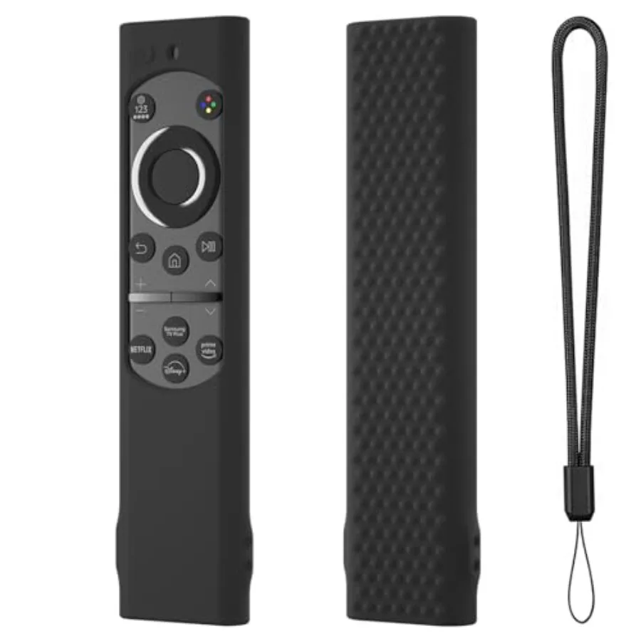 Samsung Silicone Case Cover for BN59-01388A Remote Control - Protective Sleeve with Lanyard