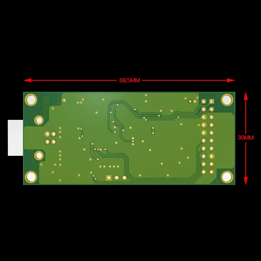 Amanero Combo384 Module DSD512/PCM384 32Bit for AK4497 ES9038 AK4493 Decoders (Standard Crystal)