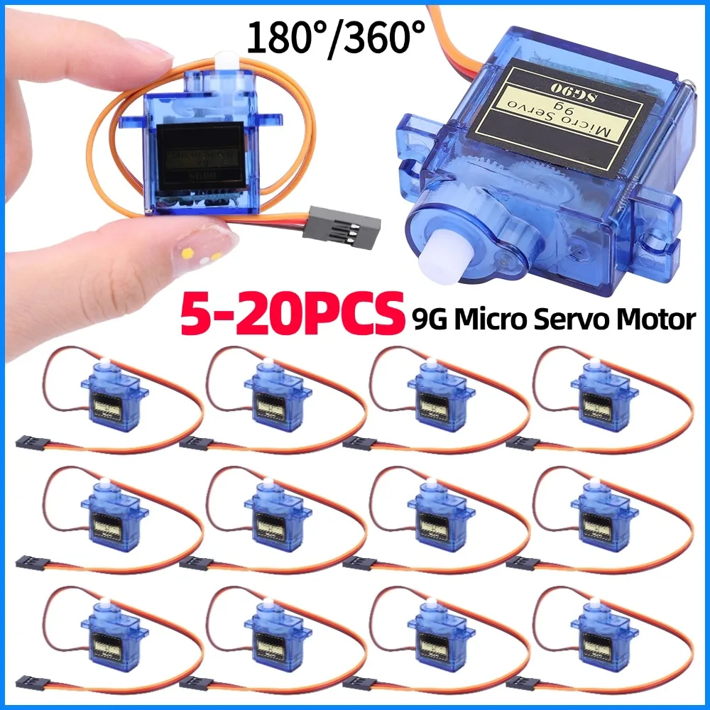 5-20PCS SG90 9G Mic…