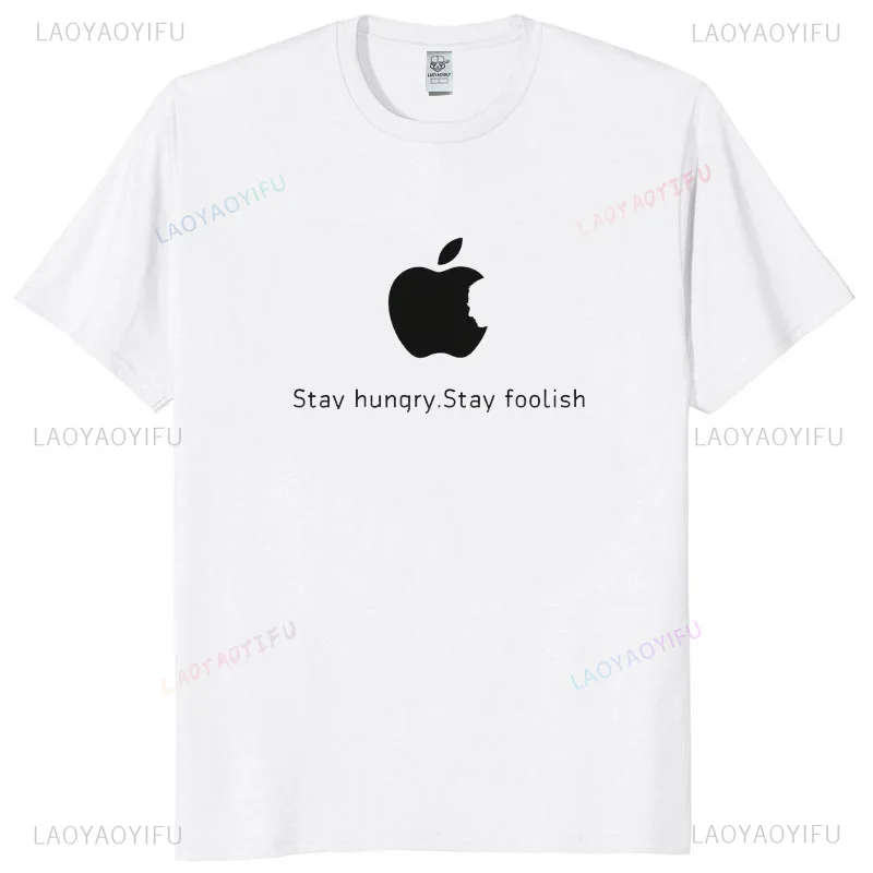 Apple Think Different Vintage Computer Graphic Steve Jobs Tribute Unisex T-Shirt Retro Tech Streetwear