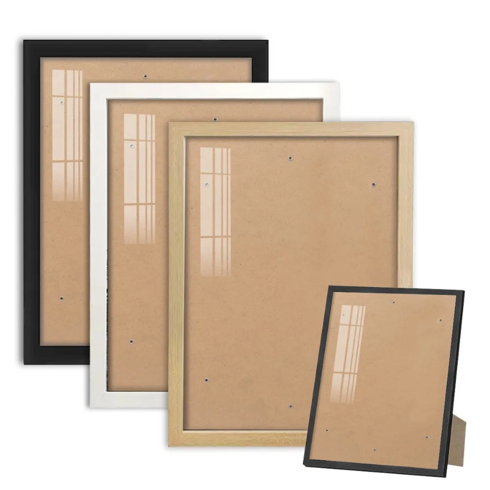 

Only 30x40cm Frame Black and White Wooden Photo Frame Can Be Hung on The Wall with Certificate Poster Canvas Painting Decoration