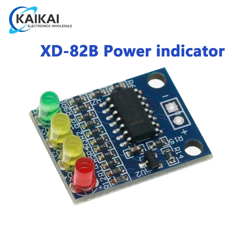 XD-82B 12V Battery Level Indicator Module 4 Paragraph 4 Onboard Battery Indicator LED Lights