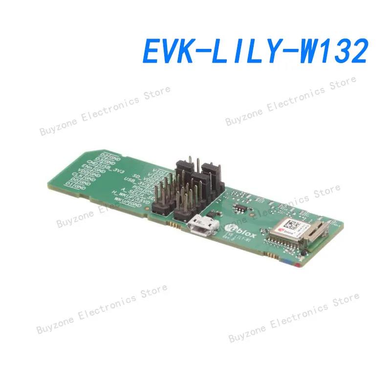 EVK-LILY-W132 802.11 Evaluation kit for LILY-W132Host-based Wi-Fi Single-bandInternal antenna, LTE filter