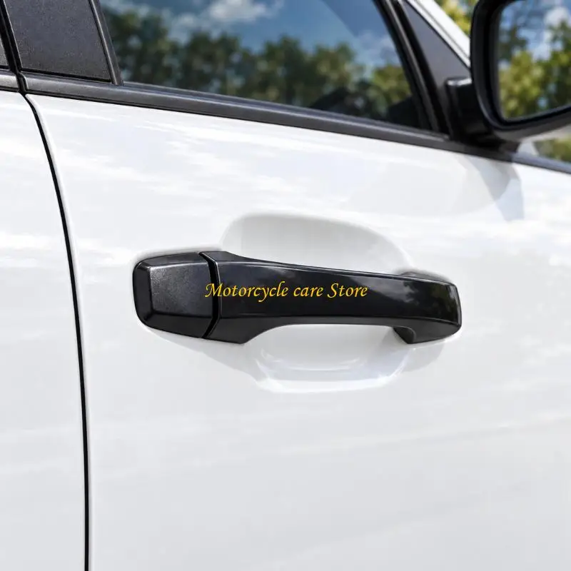 U75F Exterior Door Handle Repair Assembly with Black Curved Pull, Formed Backing, Mounting Openings, and Lattice Ribs for F3