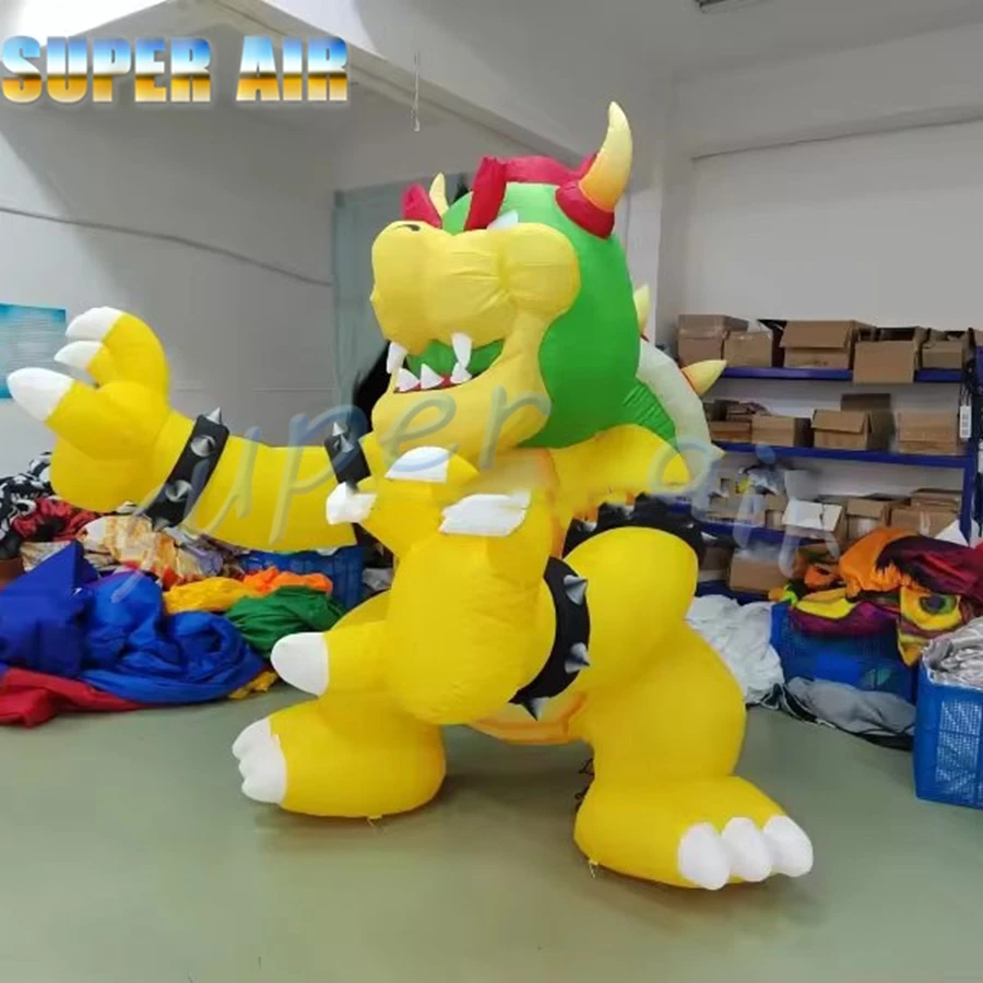 Simulation game character model inflatable dragon turtle for game company decoration