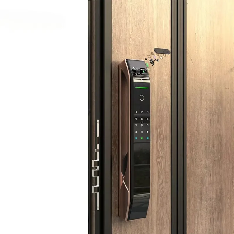 อัจฉริยะภายนอกรหัสผ่านอัจฉริยะ Keyless Lock 3D Facial Recognition ลายนิ้วมือ Rfid ล็อคประตูอัตโนมัติเวียดนาม