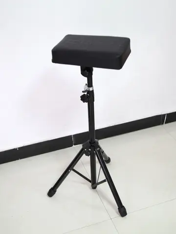 Black PU Leather Triangle Support, Iron Pipes Armrest Arm Bracket for Tattoo Artist Salon Studio Durability Cost Performance