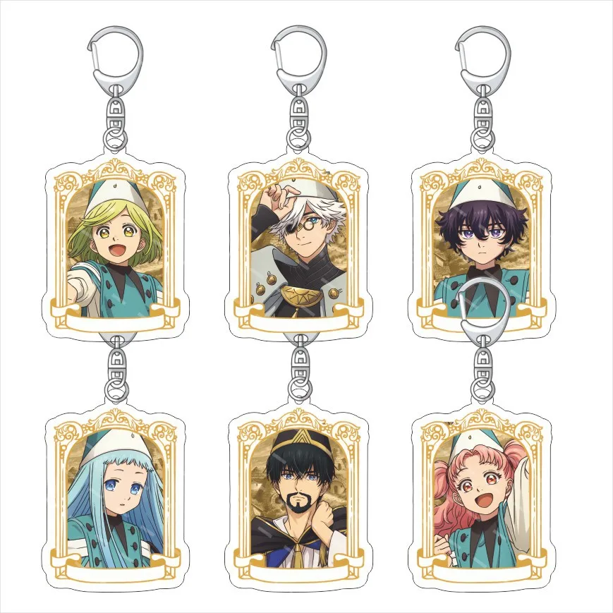 Witch Hat Atelier Acrylic Keychain Koko Agatto Akuromu Tetia Figure Keryring Pendant Anime Cosplay Backpack Cartoon Decor Gifts