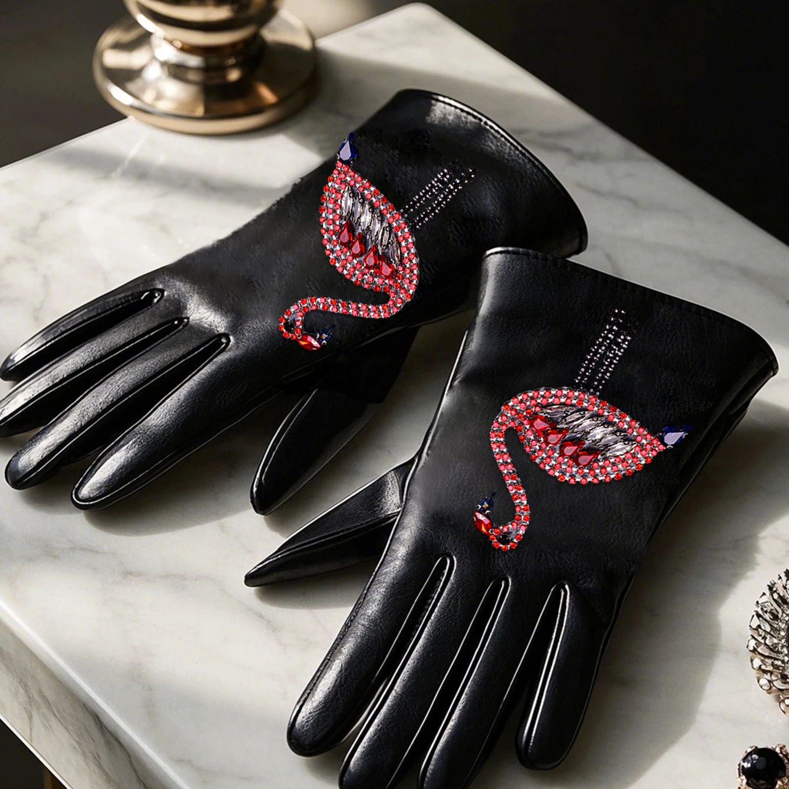 2PCS Swan Designs Rhinestone Patches,Beaded Jewelry DIY,Clothing, Shoes, Hats, Jeans and Handbags,Applique Accessories SP228