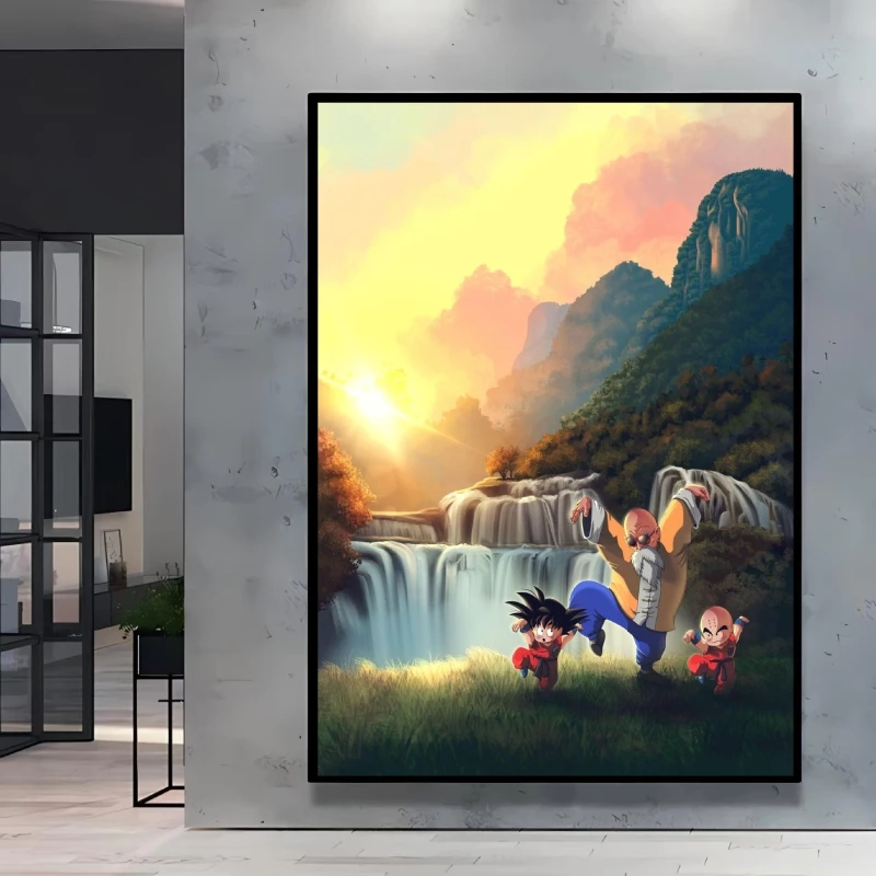 Posters and Prints Dragon Ball Goku Birthday Gifts Wall Art Modern Living Room Children's Bedroom Decor Classic Picture Hanging - view 2