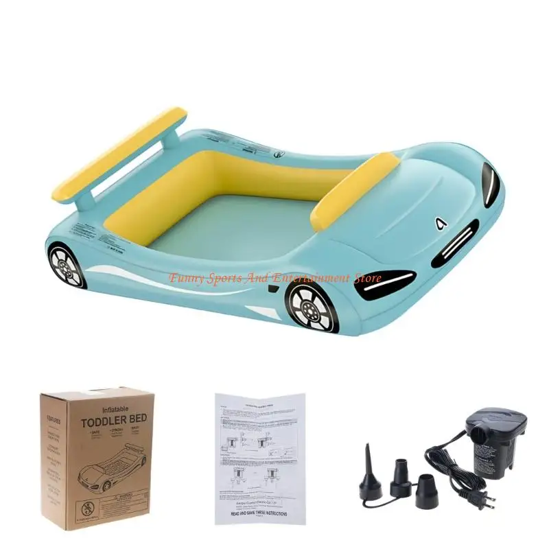C4DE 11V Kinder-Luftmatratze für Camping, transportable Luftmatratze mit fächerförmiger PVC-Substanz – Detail 2