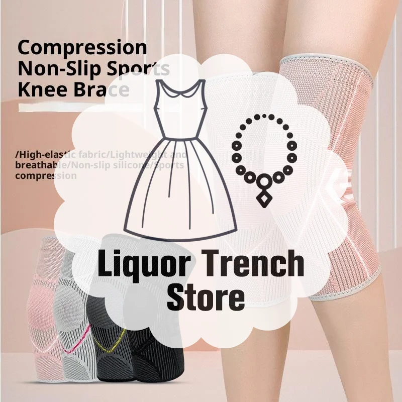 1 Para Ortezy na Kolano Wspierającej Stawy Podczas Zapalenia Stawów, Nylonowe Sportowe Rękawy Kompresyjne, Nakolanniki, Ochraniacze do Jazdy na Rowerze i Biegania