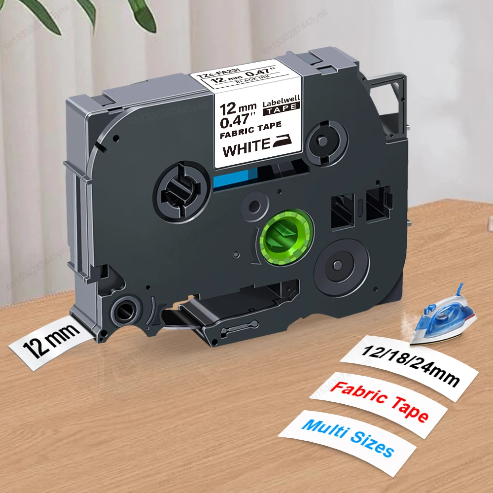 12/18/24 мм TZeFA231 Совместимость с тканевой лентой Brother Tze Tape tze FA231 FA241 FA251 FA3 FA3R для принтера этикеток Brother P-touch