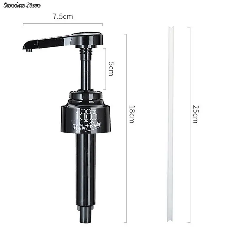 1pc 10ml distributore di caffè sciroppo pompa distributore di liquido nero per sciroppo