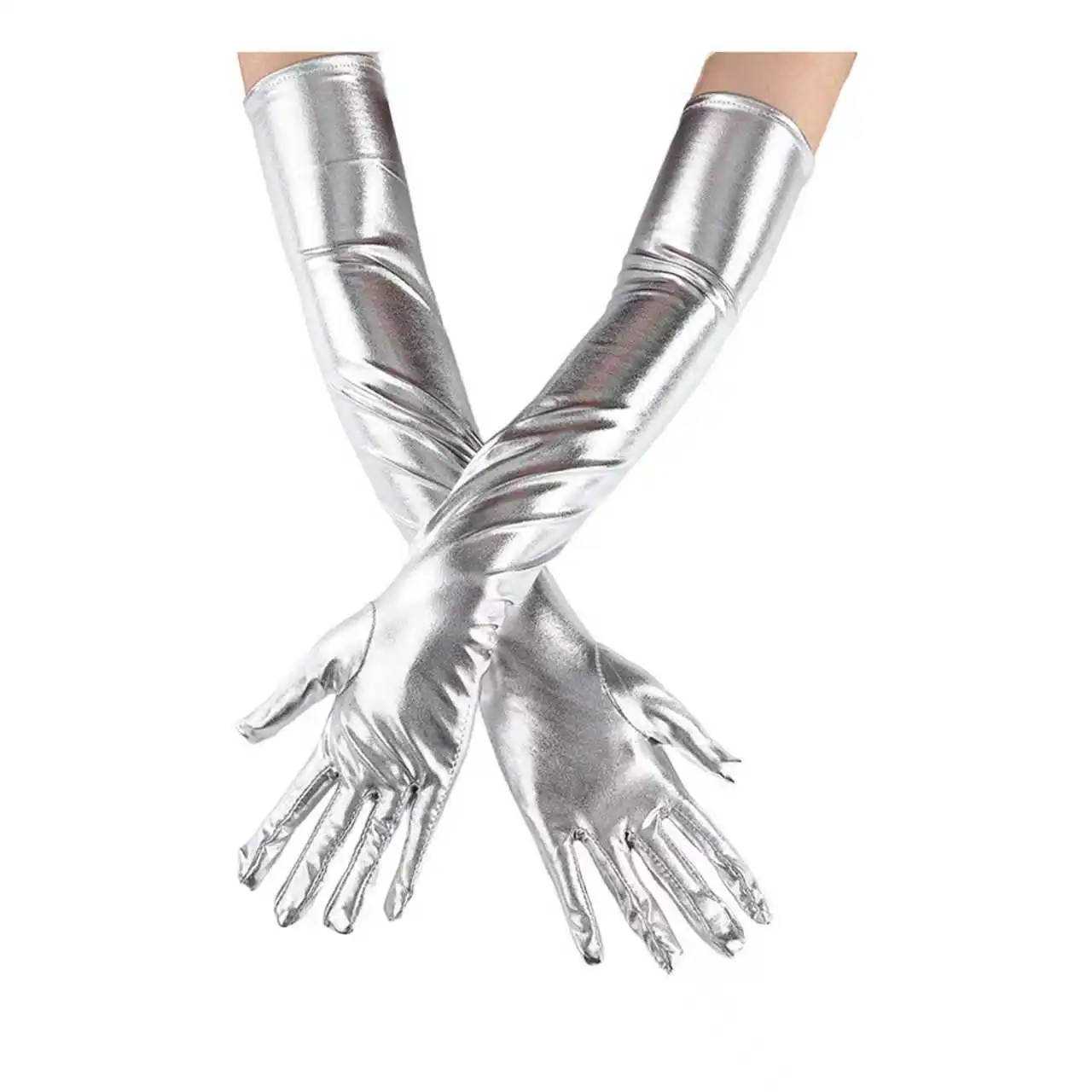 PESENAR "Acessórios de fantasia com tema alienígena: tiaras futuristas, óculos e punhos de braço, ideais para cosplay de festa de ficção científica".