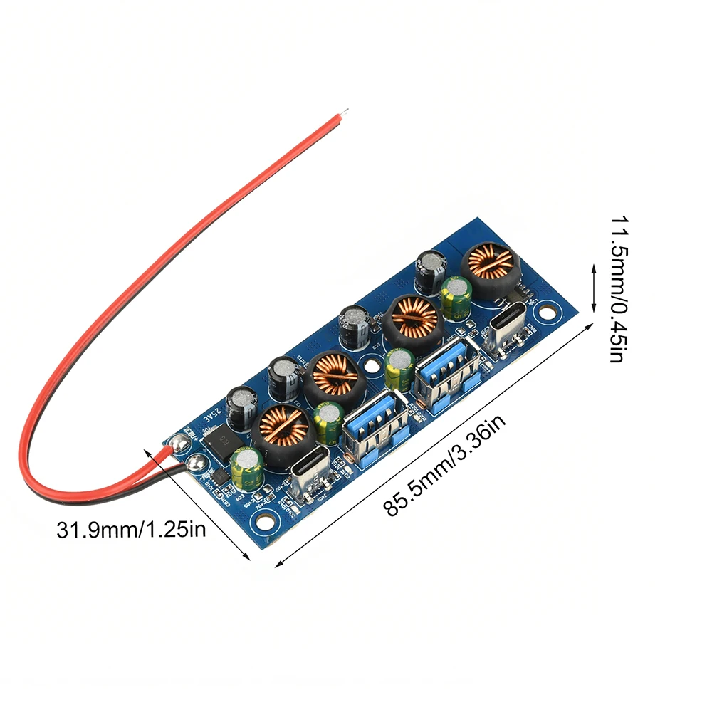 PD QC 18W/27W Fast Charging Module All-Protocol Smartphone Charger Module DC Car Energy Storage Modification Charging Board