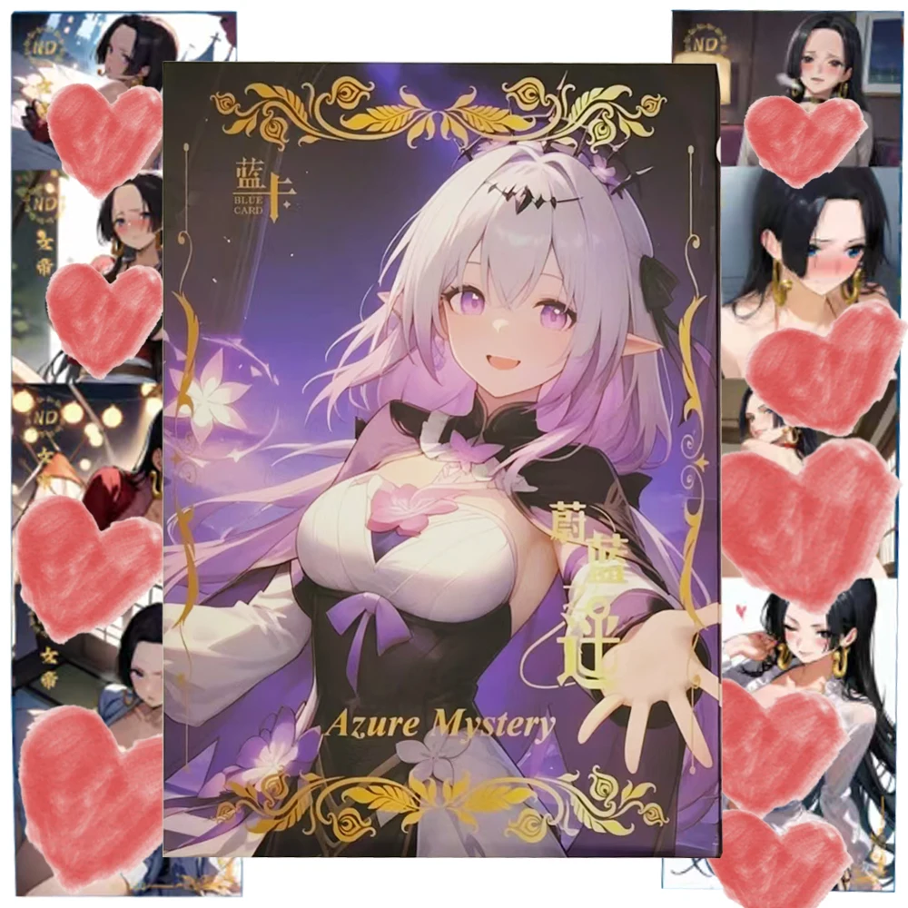 

Original Azure Mystery Card for Child Kafka Kamisato Ayaka Mature Attractive Anime Girl Limited Game Collection Card Kids Toys