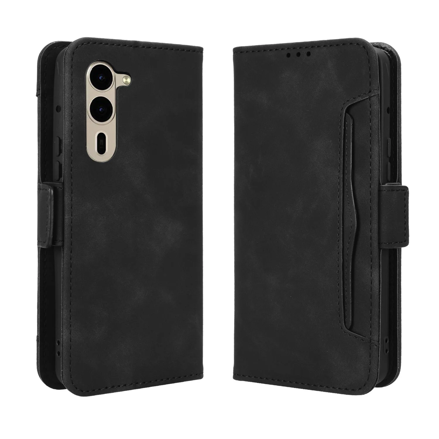 Shockproof Phone Case for Fcnt  Arrows We2 Plus F-51E Flip Leather Cover Many Card Slot Wallet Cover for Fcnt Arrows We2 F-52E