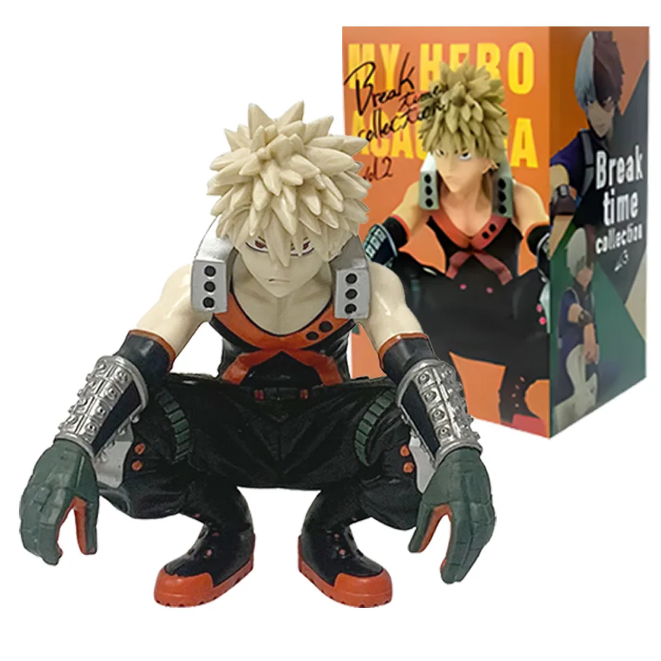 Figurka akcji z serii My Hero Academia Break Time, model zabawki dla dzieci, nowa lalka anime w pudełku, dostępna od ręki.