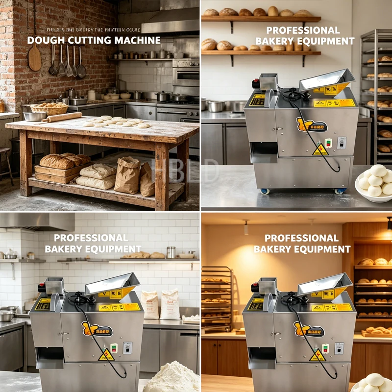 

Electric Commercial Bread Dough Cutter Stainless Steel Dumpling Mantou Dosage Molding Machine for Bakery