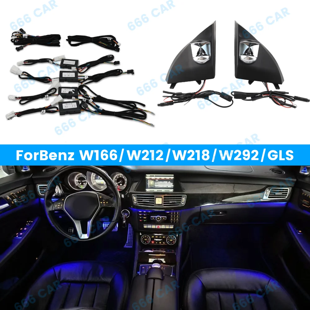 Mercedes Benz LED Ambient Light Cable 12/64 Colors