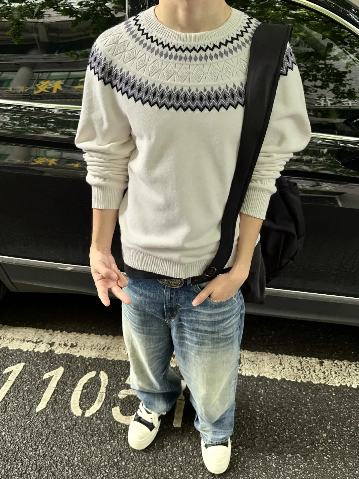 

Свитер Cleanfit в американском ретро-стиле, вязаный, с круглым вырезом, для мужчин и женщин, осень-зима, высокое качество, свободный крой, длинный рукав