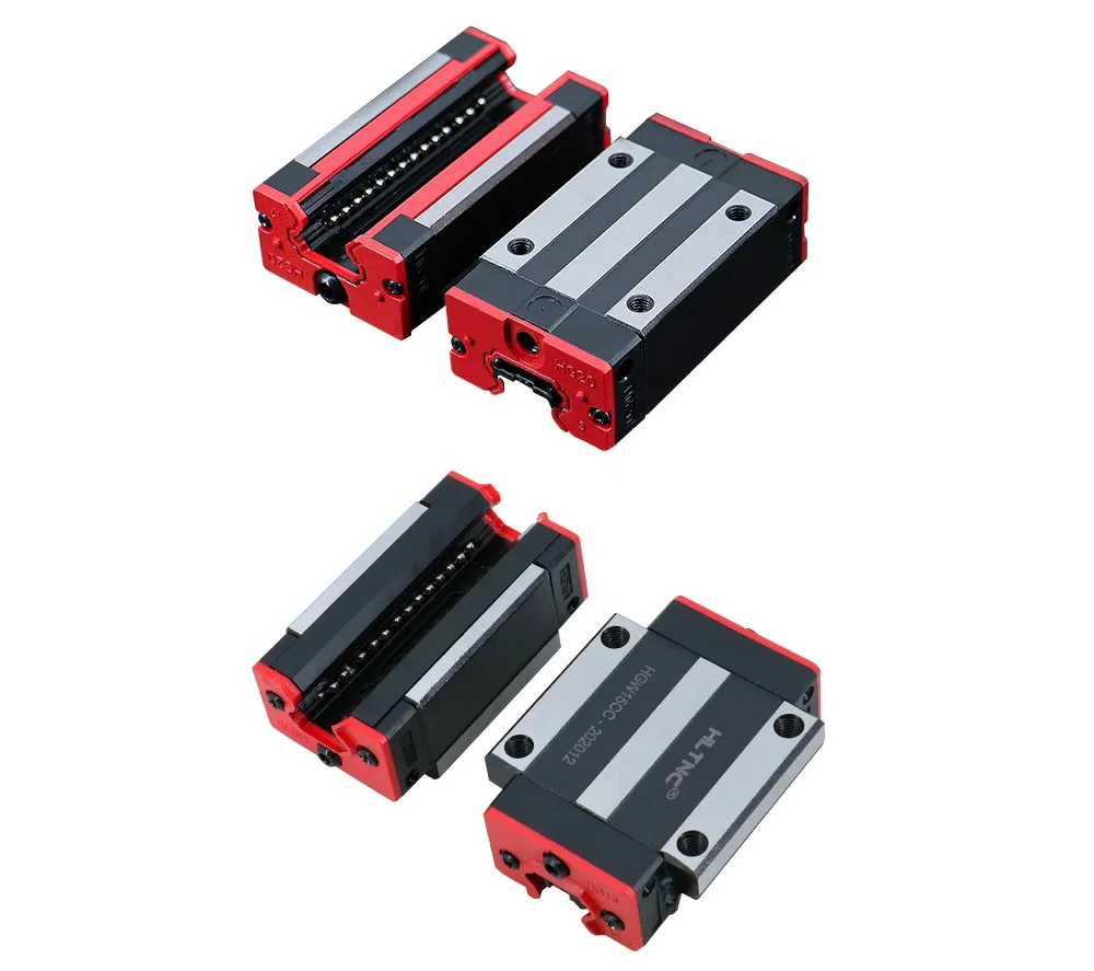 HLTNC Linear Guide Bearing Slide Block High Assembly HGH HGW 15 Flange Slide Lengthened Slider Steel Retaining Slider for Cnc