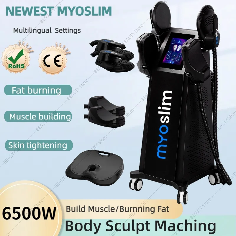 

MYoslim15 Tesla 6500W NEO Fat BodySlimming Burning Muscle Nova EMS Sculpting Electromagnetic StimulateSculpt Therapy Machin