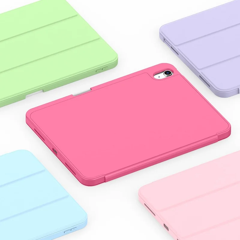 Für iPad 10. und 11. Generation A16 10,9 11 Zoll Weiche Leder-Folio-Hülle mit Schlaf-Wach-Funktion Stoßfeste Solide Schutzhülle – Detail 6