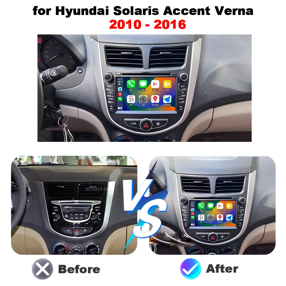 for Hyundai Solaris Accent Ver - Car Accessories Online 评论和价格