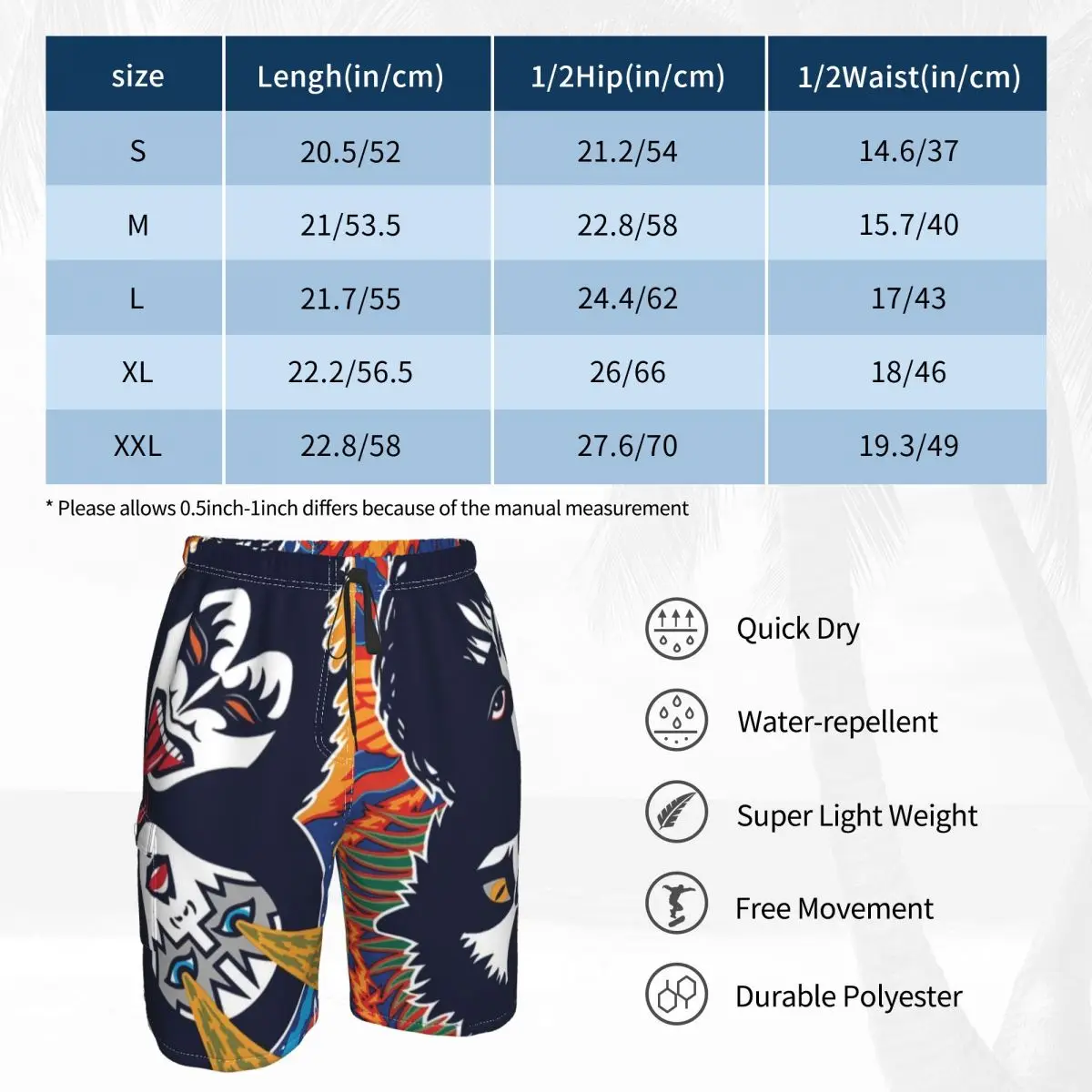 Kiss Band Board Shorts Kiss Music, cómodos pantalones cortos de playa, bañadores personalizados de talla grande para hombre, regalo de cumpleaños