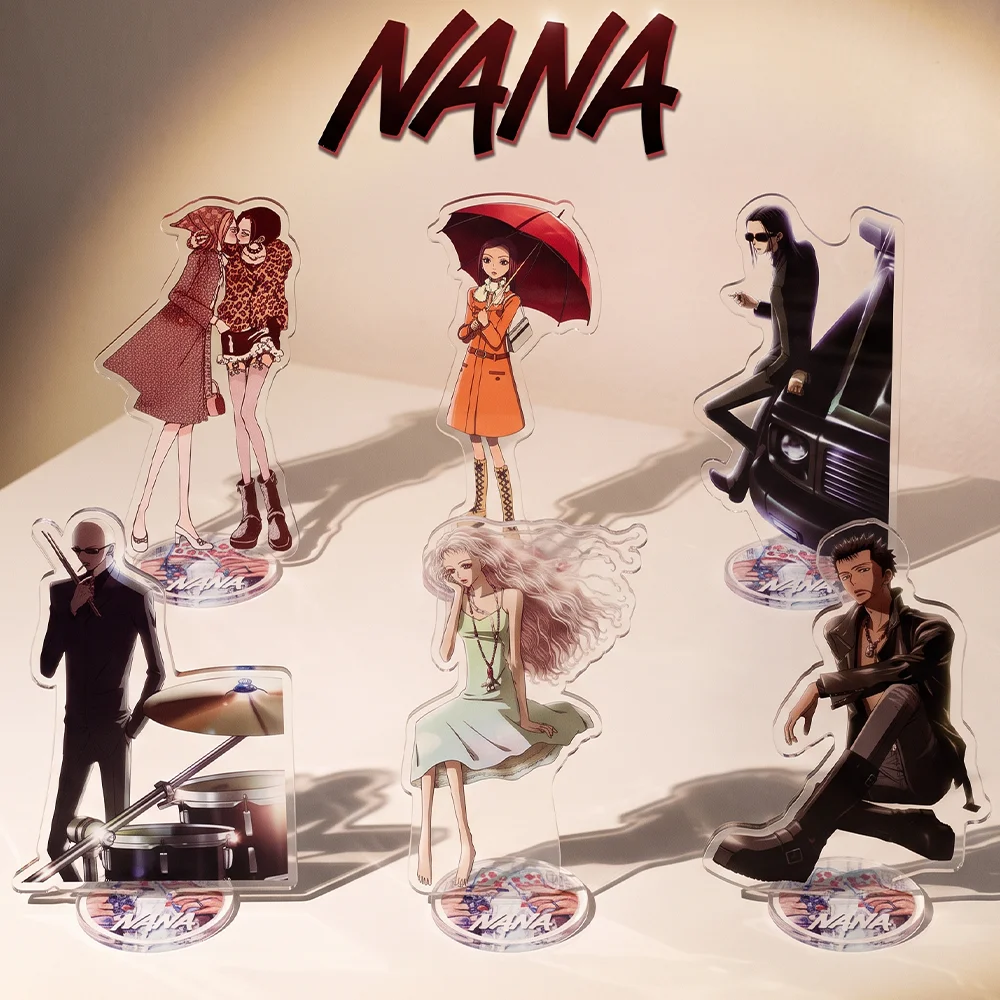 NANA Black White Manga Oosaki Nana Komatsu Hachi Okazaki Shinichi 15CM Acrylic Stand Keychain 2026 New Anime Stand Room Ornament