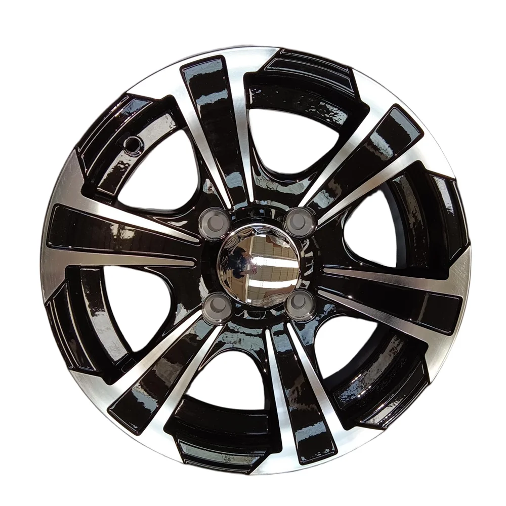 

New Aluminum Gloss Black Golf Wheel Hub NBR12-06C (12x7-4-101.6-70-38) for Replacement/Repair