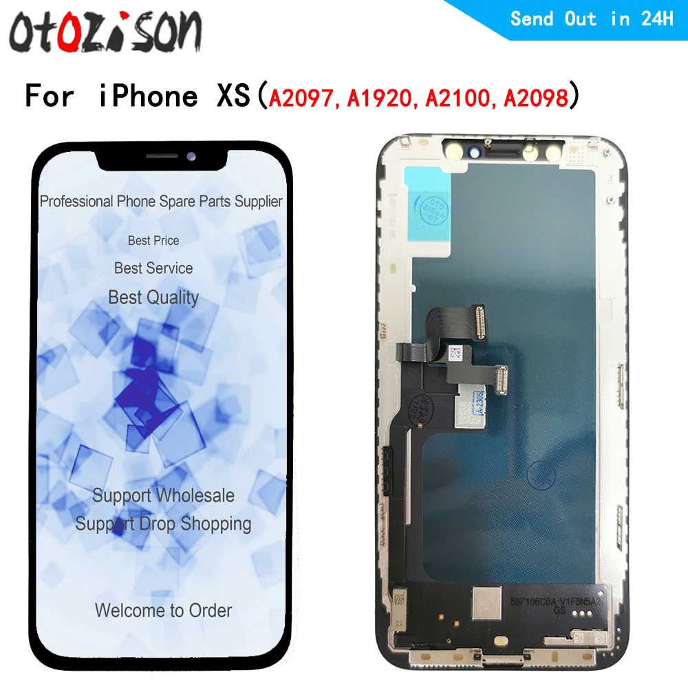 

LCD For Apple For iPhone X(2017) A1865 A1901 A1902 A1903 Display Screen Touch Panel Digitizer Sensor Assembly For iPhoneX