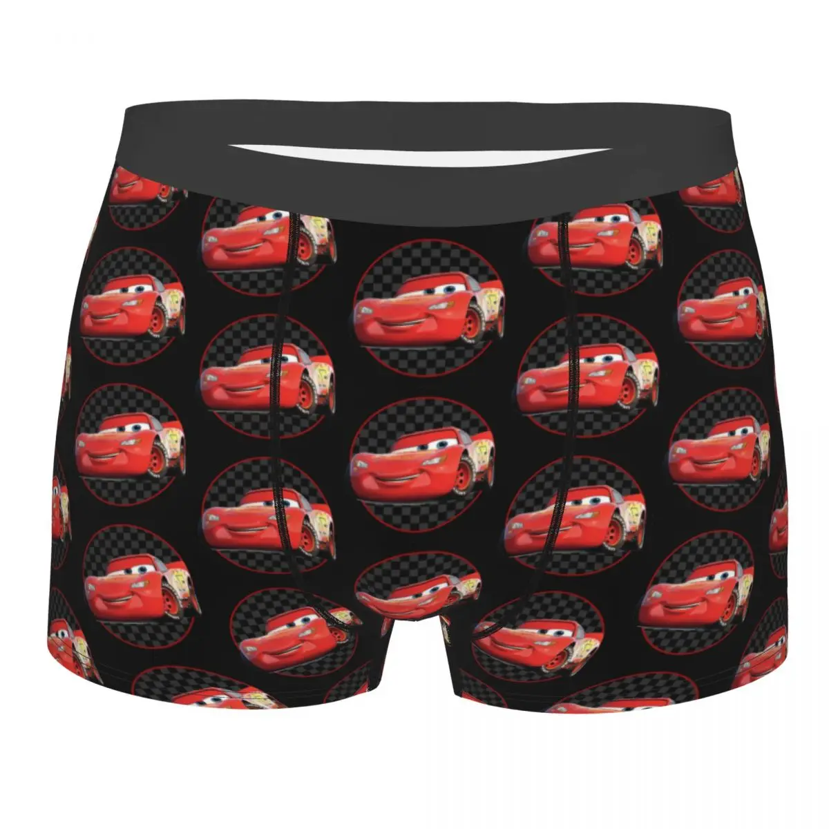 

Custom Lightning McQueen Anime Boxers Shorts Mens Briefs Underwear Funny Underpants