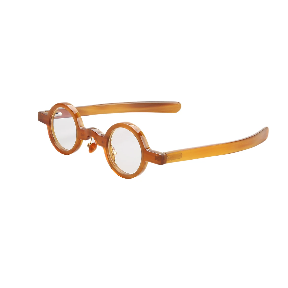 Japanese glasses with small round frames  Handmade  Real natural horn  A minority personality  Glasses frame